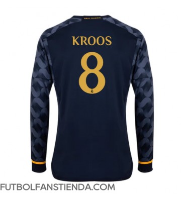 Real Madrid Toni Kroos #8 Segunda Equipación 2023-24 Manga Larga